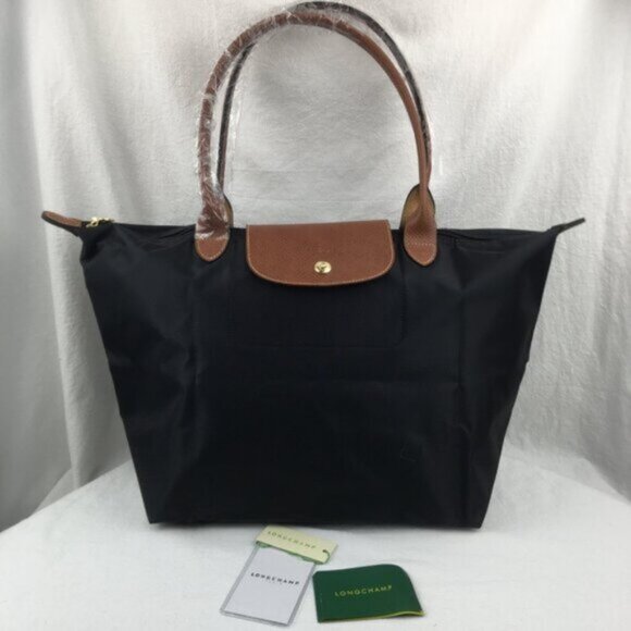 NWT Longchamp Le Pliage Original Large Shoulder Nylon Bag Tote - Picture 1 of 9
